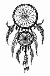 Dreamcatcher Drawings Coloring Tattoo Getcoloringpages sketch template