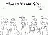 Minecraft Pages Coloring Girl Mob Girls Spider Skins Drawing Deviantart Getcolorings Printable Print Getdrawings Color Coloringhome Col sketch template