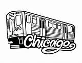 Skyline Coloring Chicago City Pages Printable Getcolorings Color Getdrawings sketch template