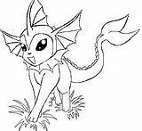 Vaporeon Coloring Pokemon Pages Colouring Getcolorings Color Printable Choose Board Print sketch template