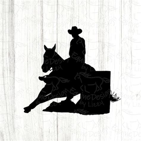 barrel racing svg horse silhouette cowgirl clipart vinyl etsy ireland