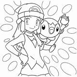 Dawn Coloring Pokemon Piplup Kleurplaat Pages Paradijs Designlooter Drawings 2200 06kb 2200px sketch template
