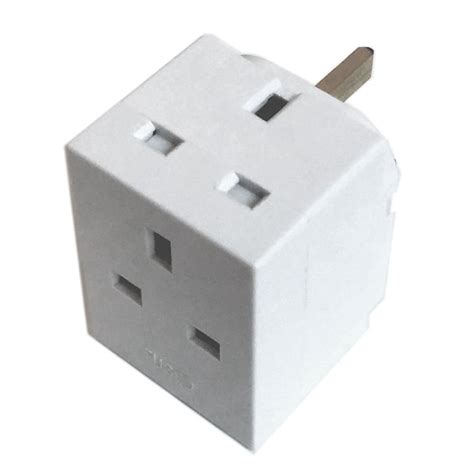 plug adaptor  amp extension electronics multi socket plug adapter ebay