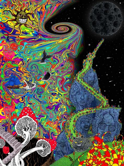 strange psychedelic colors drugs hypnotic image 543979 on