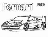 Ferrari Coloring Pages Getcolorings Enzo Color sketch template
