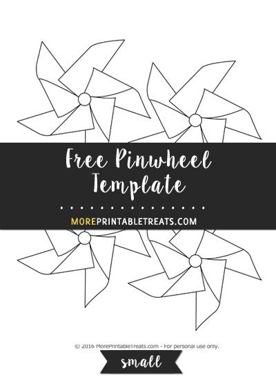 pinwheel template small