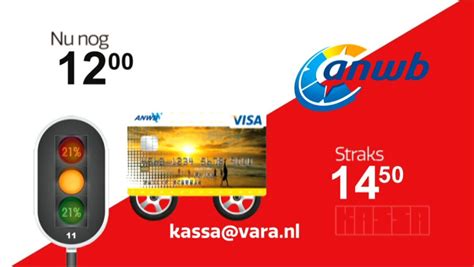 prijspakker anwb visa card kassa bnnvara
