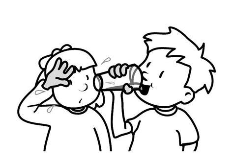 coloring page drinking  printable coloring pages img