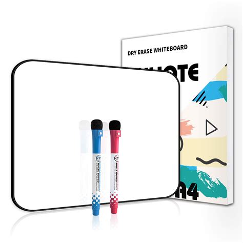 buy small dry erase white board  portable  double sided mini