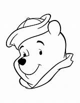 Winnie Pooh Coloring Pages Kids Face Sailor Baby Characters Draw Clipart Color Drawing Children Disney Simple Printable Clipartbest Print Gif sketch template