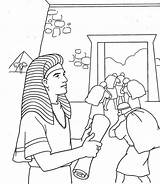 Joseph Colors Pharaoh Potiphar Egipto Colorear Gobernador José sketch template