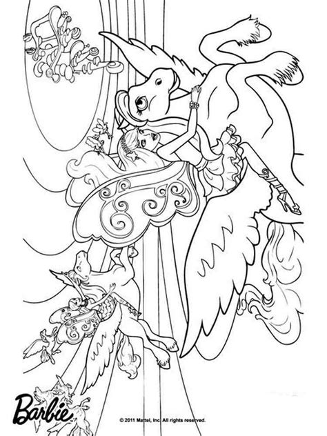 barbie  horse coloring pages  printable barbie  horse