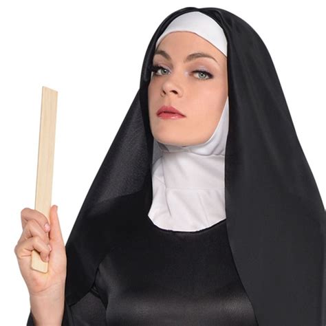 mens womens classic long nun habit sister tarts vicar party fancy dress