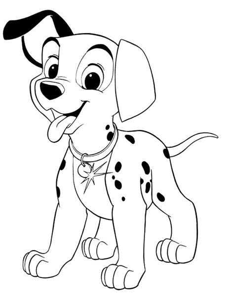 dalmatian dog coloring page tedy printable activities