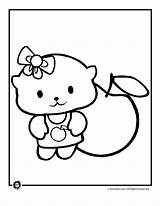 Cartoon Coloring Cute Animals Pages Animal Color Kitten Print Cliparts Clipart Kids Lol Library sketch template