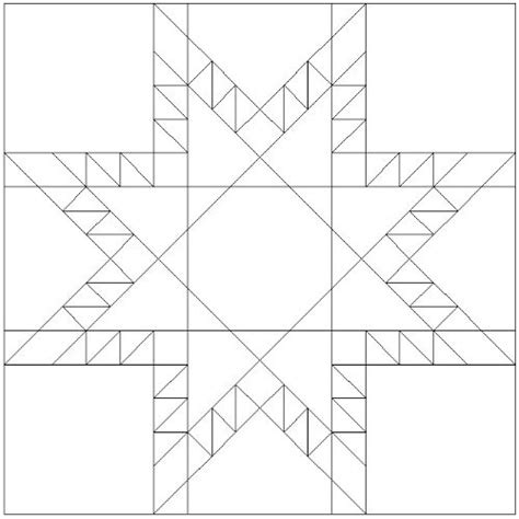 printable coloring page     seam feathered star