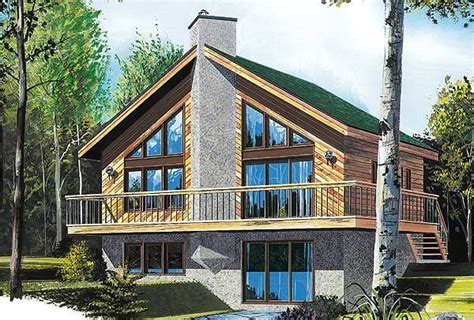 plan dr chalet offers year  comfort lake house plans vacation house plans