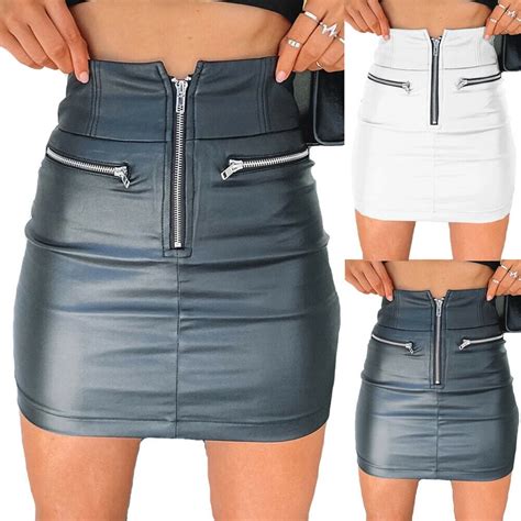 Focusnorm Tight Skirt For Women Sexy Mini Package Hip Skirt For Women
