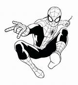 Spiderman Coloring Pages Book Pdf Line Printable Kids Color Print Getcolorings Clipartmag sketch template