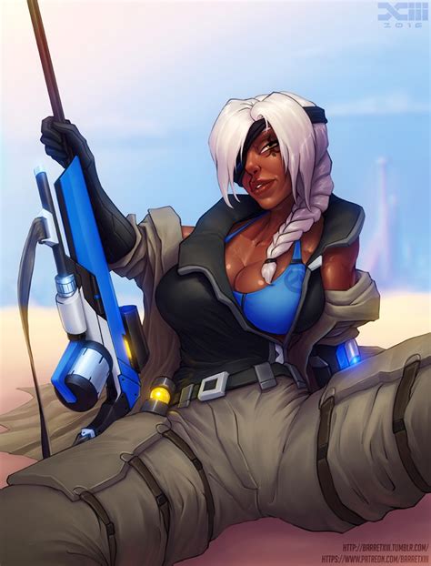busty ana amari and other sexy heroes overwatch hentai