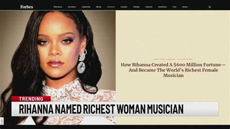 Rihanna Named World S Richest Female Musician
