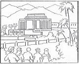 Temple Kirtland Mormon 1923 Temples sketch template