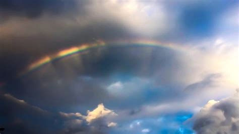 rainbow with anticrepuscular rays today s image earthsky