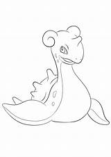 Lapras Pokémon Génération sketch template
