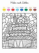 Number Birthday Color Happy Colouring Numbers Coloring Colour Pages 1000 Choose Board sketch template