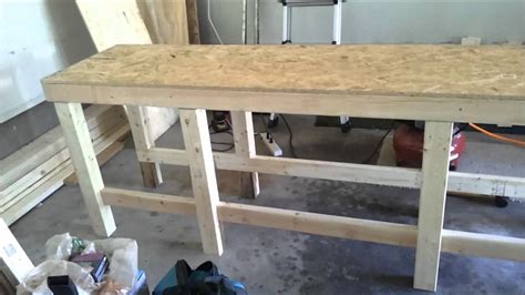 build plywood  workshop benches    youtube