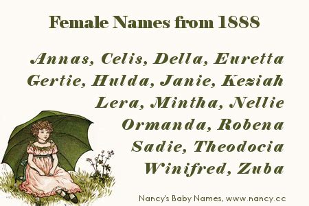 list  female names   nancys baby names