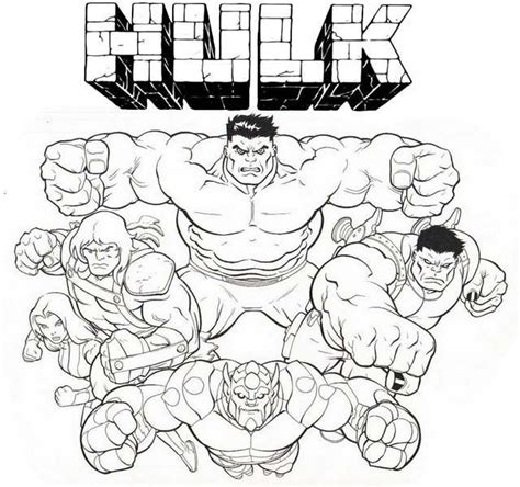 hulk comic coloring pages hulk coloring page  printable