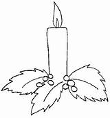 Christmas Candle Coloring Pages Candles Drawing Drawings Kids Tree Decoration Clip Burning Decorated Cartoon Sheet Leaves sketch template