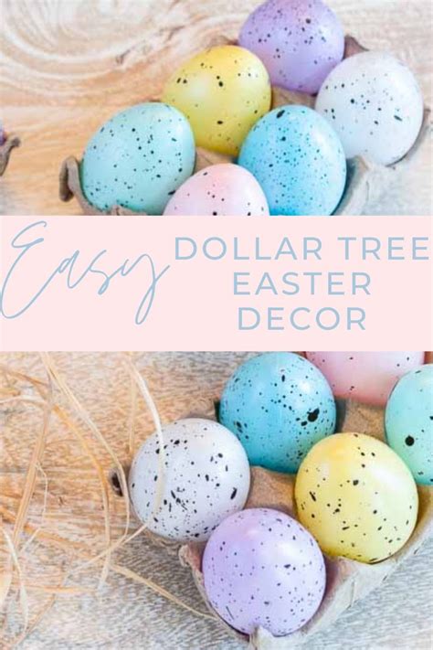 easy  minute dollar tree easter decor  lived