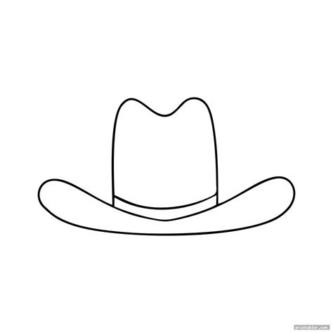 cowboy hat printable clipart gridgitcom