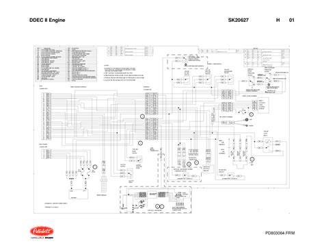 ddec ii detroit  ecm wiring diagram wiring technology