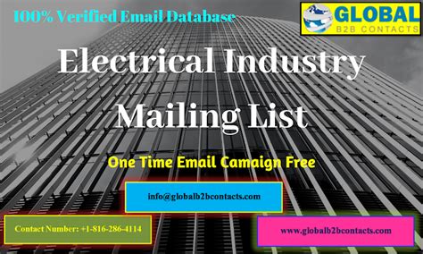 electrical industry mailing list