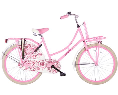 spirit omafiets roze   meisjesfiets spirit fietsen