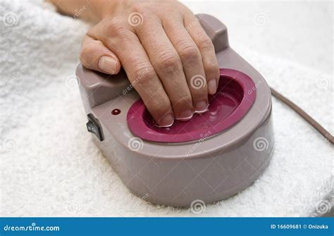 female hands  spa procedure stock image image  fingernail