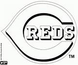 Reds Cincinnati Mlb Malvorlagen Béisbol División Sede sketch template