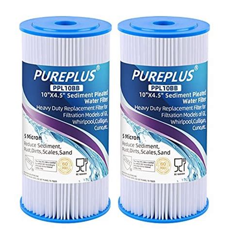 Pureplus 10 X 4 5 Whole House Pleated Sediment Filter For Well Water