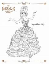 Nutcracker Coloring Realms Pages Four Sugar Fairy Plum Disney Sheets Barbie Ladyandtheblog Printables Kids sketch template