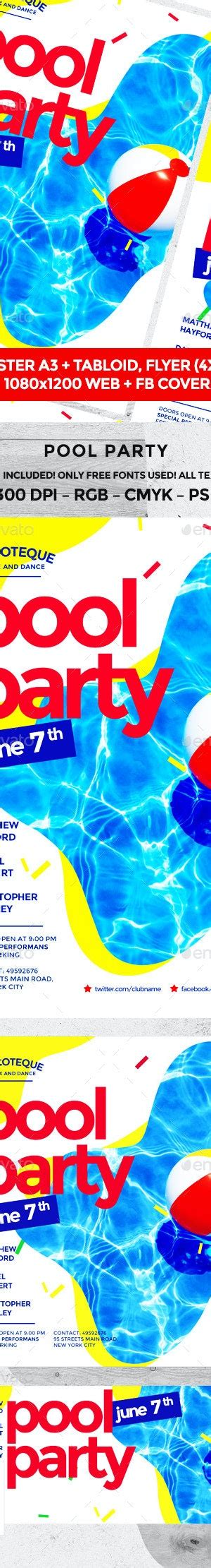 pool party  bigweek graphicriver
