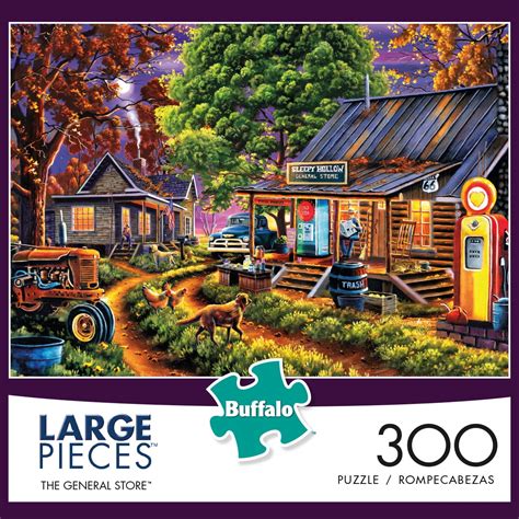 buffalo games  large pieces  general store jigsaw puzzle
