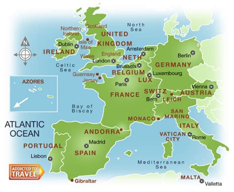 kaart van europa landkaart