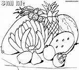 Still Life Coloring Pages Color Designlooter 26kb 890px 1000 sketch template