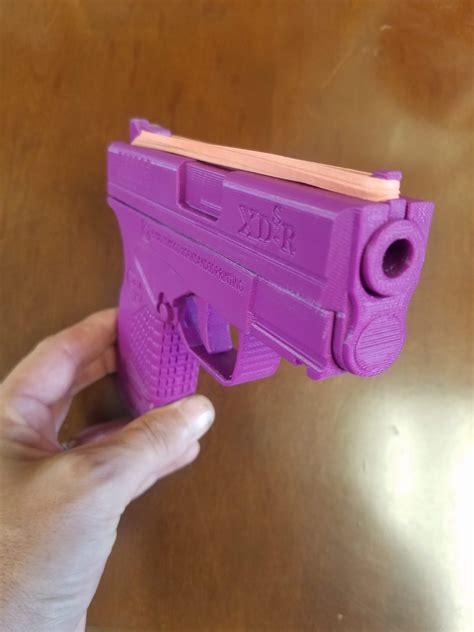 stl file xdsr rubber band gun  printing design  downloadcults