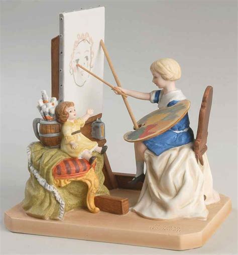 Lynell Norman Rockwell Figurine The Artists Daughter 9547864 Ebay