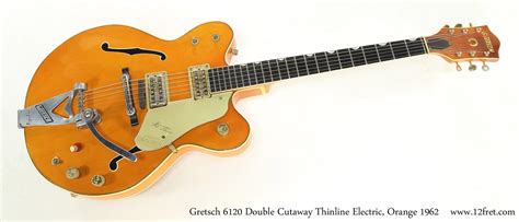 gretsch  double cutaway thinline orange  wwwfretcom