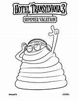 Transylvania Hotel Coloring Pages Blob Kids sketch template